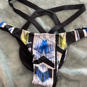 NWT Beach Bunny Architecture Skimpy bottoms